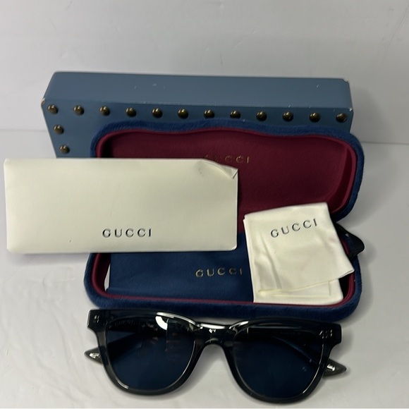 💯 - New Authentic Gucci GG1116S 003 51 Men's Sunglasses - Picture 10 of 13
